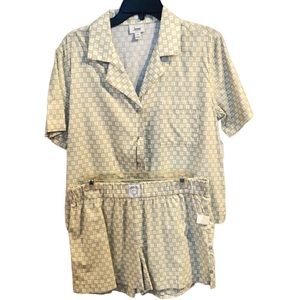 Jenni intimates shorts pajama set floral M